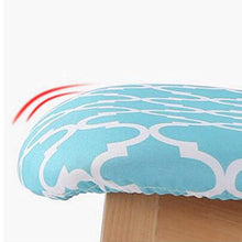 POETRY Sedia Piccola con Schienale Poggiapiedi Imbottito con Rivestimento Rimovibile Gambe in Legno Sgabello per Cambio Scarpe Sedia da Pranzo Tavolino Sgabello-c Natura