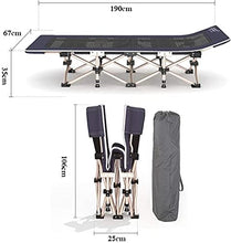 CDFC Pieghevole reclinabile Sole Lettino Giardino Camping Bed Sedia Accompagnatore Bed Letto Sun Regolabile in TextOline