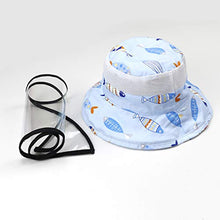 EXCEART Visiera di Sicurezza per Visiera per Bambini Visiera Protettiva Cappello a Pieno Facciale Cappello a Secchiello Esterno Anti-UV Anti-Schizzi (Circonferenza 46Cm)