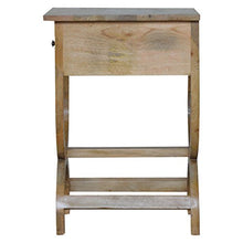 Artisan mobili comodino a, legno, finitura in rovere naturale