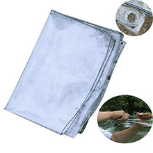 GDMING Tenda Trasparente Esterna Resistente alle intemperie Impermeabile della Tela Cerata del PVC Trasparente con Il Giardino 550gsm delle Coperte dell'occhiello (Color : Chiaro, Size : 2.7x3m)