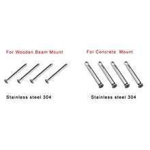 Yundxi Fissaggio per Amaca Hook, capacità di carico 300 Kilogram - in Acciaio Inox Amaca Sedia Hanging Kit Soffitto Montare Molla Girevole Gancio Snap Accessori