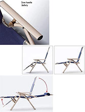 Sedie reclinabili leggere a gravità zero Sedia blu pieghevole e reclinabile Lettino relax Sedia sdraio regolabile, sdraio sdraio Lettino reclinabile per spiaggia, patio, giardino, campeggio all'aperto