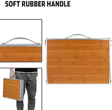 Tavolo da picnic all'aperto Tavolo da campeggio pieghevole da 3 ft Tavolo da picnic multiuso in alluminio portatile con maniglia di trasporto per partito, spiaggia, cortile, barbecue, interni ed ester