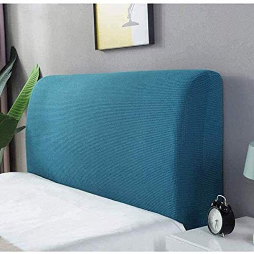uyeoco Copri Testiera Elasticizzata in Tinta Unita Copripiumino Schienale Singolo/Matrimoniale Copri-Testata Letto Elasticizzato Antipolvere all-Inclusive Decorazione Camera da Letto