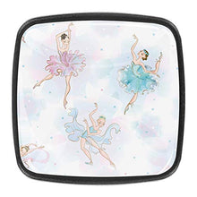 Ballerina Pomelli per Porta Set di 4 Pomelli per Mobili Manopole per Cassetti Cucina Armadio Vetro