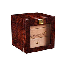 AMOYEE Sigaro Sigaro Sigare Humidor Partizione separata Tre Strati di Natural Mellow Cedar Legno Verniciato armadietto di Sigaro