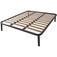 SomnusSana - Rete in Ferro con Piedi e Doghe in Legno cm140x190 H40 per Materasso Francese