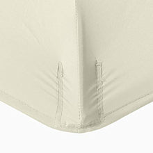 MasterCanopy (30 + Colors 2,7 m Mercato Rotonda Ombrello Regolazione di Ricambio baldacchino 8 Costole (Canopy Only), Creamy White
