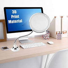 KANJJ-YU 360 gradi 10X Pieghevole Rotante Specchio Trucco Specchio LED Ingrandimento Vanity Specchio Bagno Specchi LED