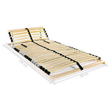 SKM Reti a Doghe 2 pz 7 Zone con 28 Doghe in Legno 80x200 cm (24kg)