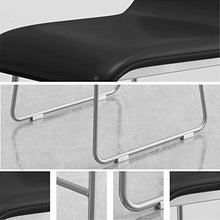 YS Sedia Sgabello da Bar Sedile Bar, Ferro Art Alto Bianco Sedile e Gamba Casa Pranzo con Poggiapiedi Semplice Moderno per Cucina Pub Leisure Cafe,65 cm,65 cm