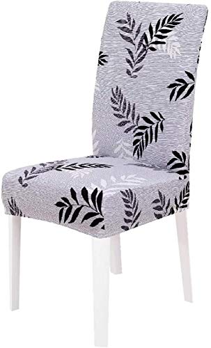 YMYP08 Furniture - Coprisedia elasticizzata con stampa floreale, per sala da pranzo, multifunzione, elastan (colore: A)