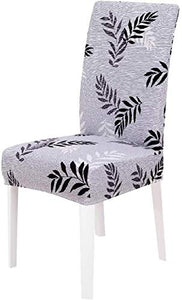 YMYP08 Furniture - Coprisedia elasticizzata con stampa floreale, per sala da pranzo, multifunzione, elastan (colore: A)