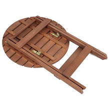 LZKW Tavolo in Legno, Pieghevole Pratico Tavolo Pieghevole Portatile, per Cafe Home