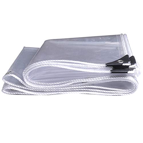 Telo Occhiellato, 0.35mm Serra Da Giardino Piccola Copertura Piante Telo Impermeabile Esterno Con Occhielli Per Mobili Da Giardino, Piscina, Telo Occhiellato Di Protezione(2 * 3m(6.6 * 9.8ft))