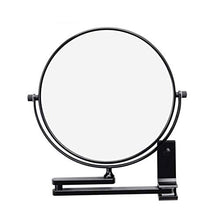 SGSG Specchio da Bagno con ingrandimento 1 X 3 in Alluminio Pieghevole Specchio Intelligente Specchio da Parete per Trucco Specchio da Bagno Specchio Nero