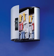 Durable 196623 Key Box Code 36, Cassetta Portachiavi con Combinazione, Capacità 36 Chiavi, 302 x 280 x 118 mm, Argento Metallizzato