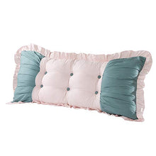 Xufei Comodino Cuscino/Cotone Schienale Principessa Lace Cuscino Staccabile Doppio Schienale Cuscino (Color : A, Size : 190 * 52cm)