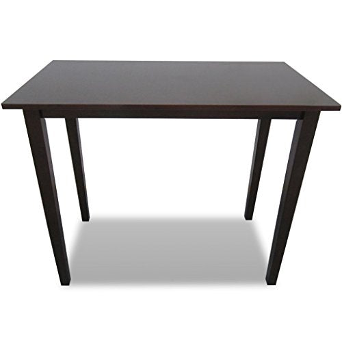 Festnight TTavolo da Bar in Legno Marrone 110 x 60 x 90.8 cm