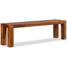 vidaXL Panca in Legno Massello di Sheesham 160x35x45 cm Panchina Arredo Casa