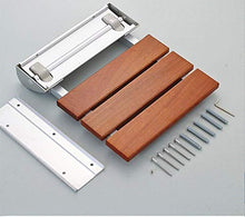 HLY - Sgabello semplice pieghevole da parete, sgabello antiscivolo, per bagno, per anziani, braccioli e doccia, divisorio per bagno, 0113