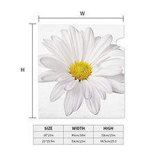 Copre cassetta delle lettere magnetiche con margherite bianche, design unico, per giardino, giardino, cortile, dimensioni standard, 53 x 45 cm