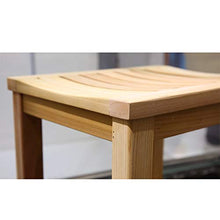 MGMDIAN Doccia Sgabello-Bagno Sgabello Lavaggio Pouf Sgabello Bagno-Doccia Sgabello Doccia Sgabello in Legno massello Accessori da Bagno