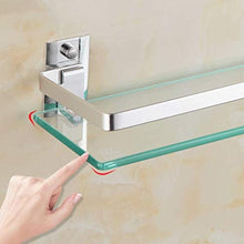 GDFEH Scaffale per Doccia per Doccia in Vetro Scaffale per Doccia in Alluminio, mensola per Il Bagno, Vasca da Bagno (Size : 40CM)