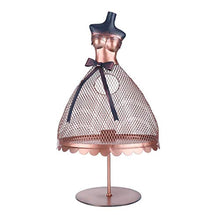 TOOARTS Porta Sughero per Vino Abito da Sera Modello Decorazione Contenitore in Ferro Multifunzionale Ornamento d'Arte Moderna Regalo Perfetto Rosa