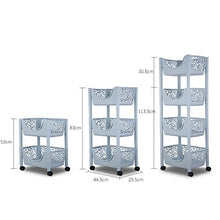 &ripiano di stoccaggio Scaffale di stoccaggio per la cucina Scaffale di stoccaggio per la cucina Multi-strato di verdure e frutta Multi-strato Scaffale di finitura (Color : B, Size : Four layer)