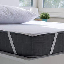 PERIBOIA 500 LUX - Coprimaterasso 90 x 200 cm, 100% cotone, impermeabile, traspirante, colore: Bianco (90 x 200 cm)