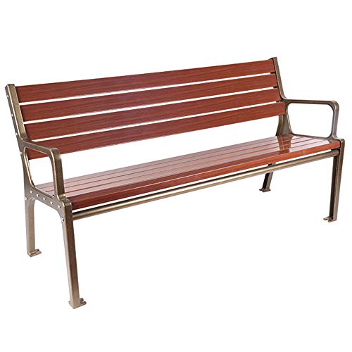 Outdoor furniture Panchina da Giardino per Esterni, panchina da Giardino, mobili per Veranda, Panca da terrazza in Alluminio pressofuso, panchine da Balcone Resistenti alle intemperie e alla ruggine