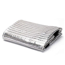 Rete ombreggiante Pellicola Riflettente in Alluminio Ad Alta Densità, Tessuto Reticolato all'85% in Tessuto con Occhielli per Piante/Patio/Pannelli (Size : 1x6m)