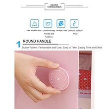 HBIAO Armadietto per Bambini Armadietto in plastica ABS Comodino da Comodino Quadrato a Doppio Strato,Rosa