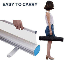 Topniu. (Usando in affari) Roll Up Banner Pavimento in piedi Sneaced Guard |80 200 banner estraibile portatile con schermo trasparente scudo per ufficio, negozi, ristorante, aula e altro stand banner