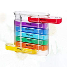 DOITOOL Contenitore per pillole da viaggio settimanale 28 scomparti portapillole organizer in plastica per medicine e medicinali, per viaggi HOM
