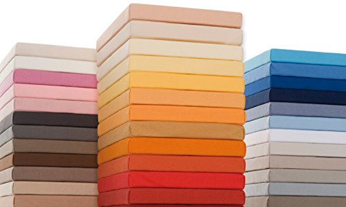 Formesse - Lenzuolo in jersey Bella Gracia, Bianco, 180 x 200 - 200 x 220 cm