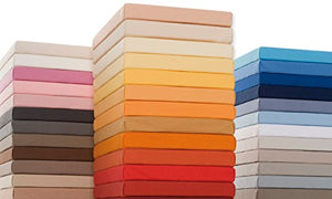 Formesse - Lenzuolo in jersey Bella Gracia, Bianco, 180 x 200 - 200 x 220 cm