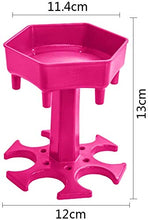KWY Dispenser di Vetro e Dispenser di Colpi di Supporto-6 Modi Dispenser di Shot da Bar Distributore di Cocktail Party Drink Games Dispenser di Vino Decorazioni Natalizie Forniture Grigio