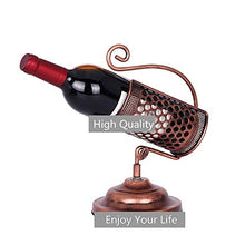 Nobrannd Creativo Vino d'Annata di scaffalature Metalliche Tavolo Bottiglia di Vino Basamento del Vino Durevole Rack Decorazione Domestica