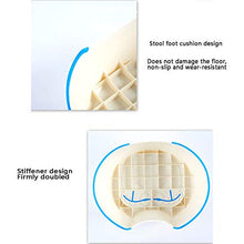 H-M-Shelf Sgabello da Bagno Impermeabile Antiscivolo Sgabello Doccia per Uso Domestico Sgabello di plastica Addensato Sgabello Cambio Sgabello 34x27x15.5cm