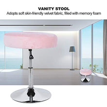 Mobile A Sgabello Rotondo Regolabile Rotante A 360 Gradi Mobili per La Sedia per Il Bagno Pink
