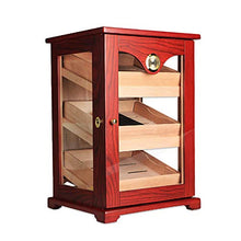 FxsD Cigar Cabinet, Legno di Cedro 3 strati cassetto di tipo multi-zona di stoccaggio professionale di temperatura costante del sigaro del banco di mostra Idratante Idratante Gabinetto cassa di sigaro