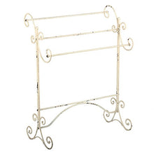 albena shop 60-109 Porta asciugamani ferro 80 x 60 cm shabbylook bianco