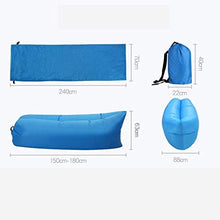 Lettino da Viaggio Lettino da Viaggio Gonfiabile Divano, Gonfiabile Lounger, Aria Lounger, Aria Divano Hammock Impermeabili e durevoli alle Portable Pacchetto Cuscinetto 200kg 5-23