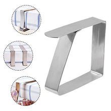BigBig Style - Set di 12 fermatovaglia in acciaio INOX, per tovaglia di grandi dimensioni