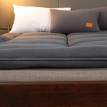 Yamyannie-Home Spesso Tatami Materasso Pieghevole Materasso (Colore : Grigio, Dimensione : 180x200cm)