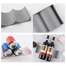 Yardwe - Scaffale per vino in plastica, impilabile, facile da riporre in frigorifero