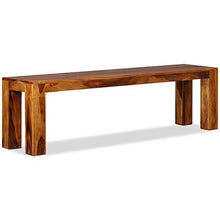 vidaXL Panca in Legno Massello di Sheesham 160x35x45 cm Panchina Arredo Casa